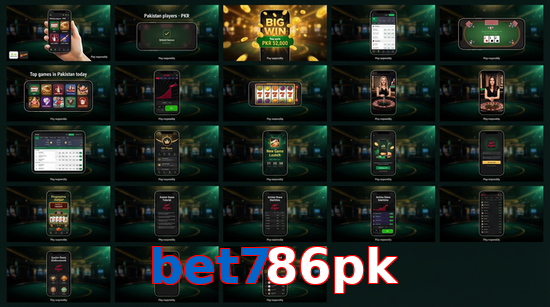Main screen of Bet786pk bet page for PK players