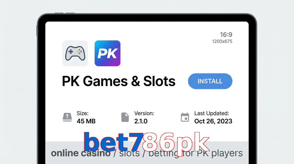 Game list for Bet786pk gameapk section