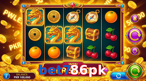 Main screen of Bet786pk pg page for PK players