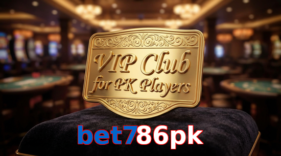Main screen of Bet786pk vip page for PK players